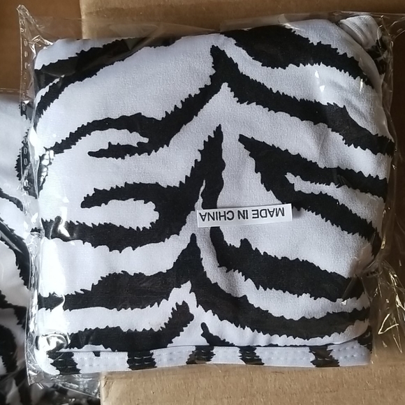 CHUN'S FASHION Black White Zebra Stripe Bikini Set - Picture 8 of 9